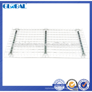 Steel shelving pallet racking used wire mesh decking for warehouse